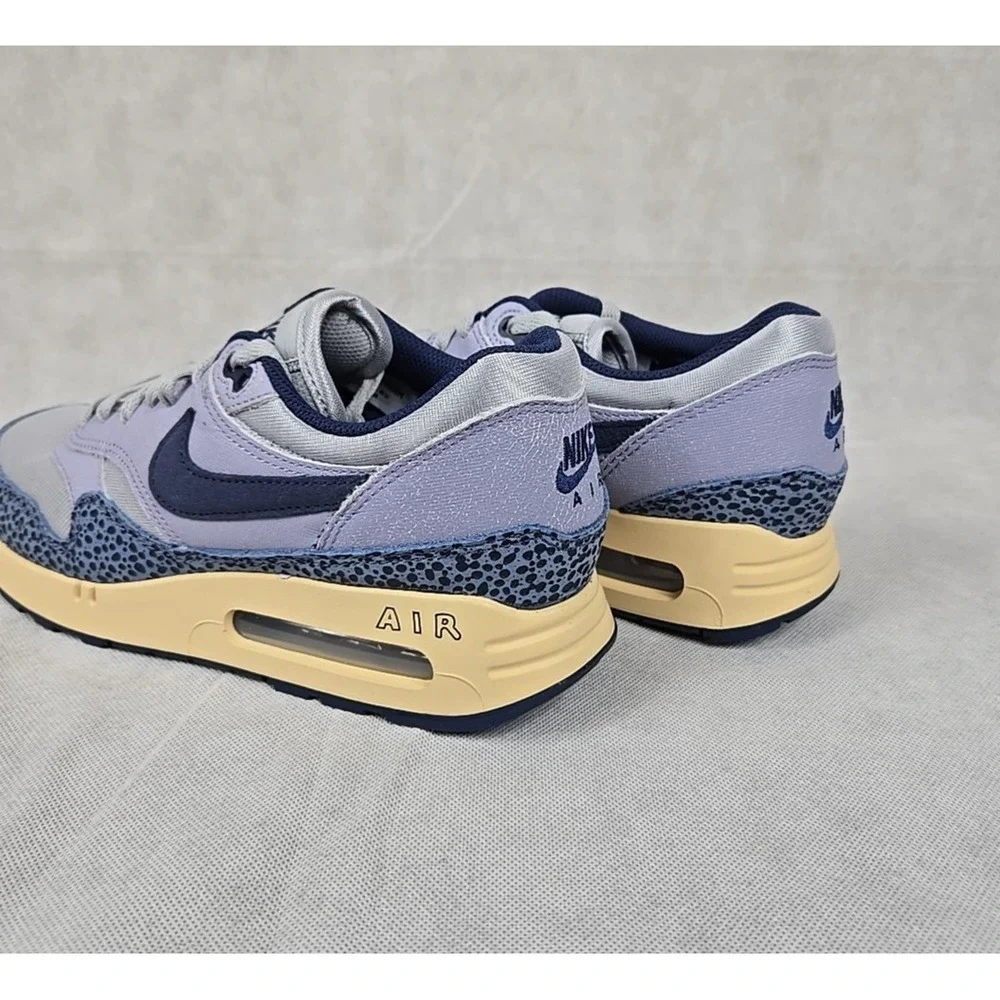 Nike Air Max 1 86'‎ PRM Shoes Mens Size 8 Lost Sketch Grey / Blue Sneakers NEW